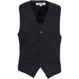 DNC Mens Black Waiters Vest (4301) Chefs & Waiters Jackets DNC Workwear - Ace Workwear