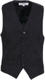 DNC Mens Black Waiters Vest (4301) Chefs & Waiters Jackets DNC Workwear - Ace Workwear