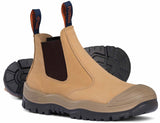 Mongrel Wheat Premium Elastic Sided Boot W/ Scuff Cap (440050) (Pre-Order) Elastic Sided Safety Boots Mongrel - Ace Workwear