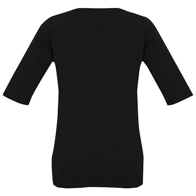 Biz Corporates Womens Camille Short Sleeve T-Top (44113) Ladies Shirts, signprice Biz Corporates - Ace Workwear