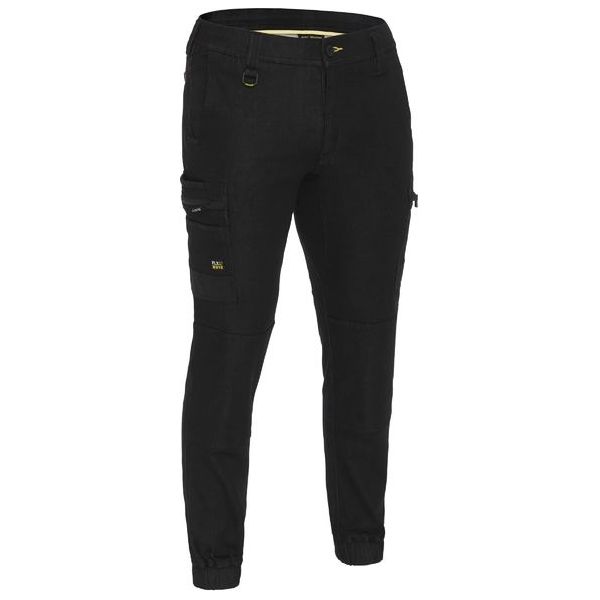 Bisley Flx & Move Stretch Denim Cargo Cuffed Pants (BPC6335) - Ace Workwear