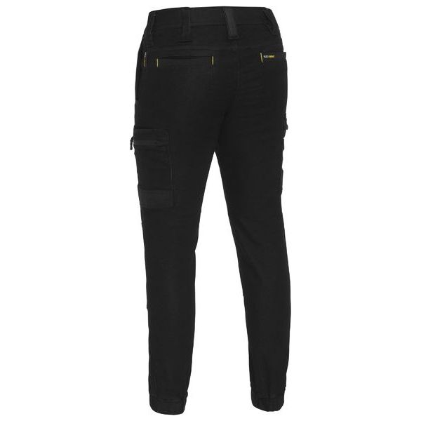 Bisley Flx & Move Stretch Denim Cargo Cuffed Pants (BPC6335) - Ace Workwear