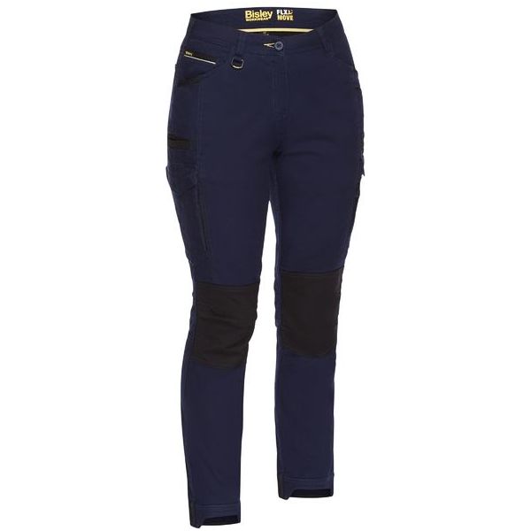 Bisley Womens Mid-Rise Flx & Move Straight Leg Cargo Pants (BPL6044) - Ace Workwear