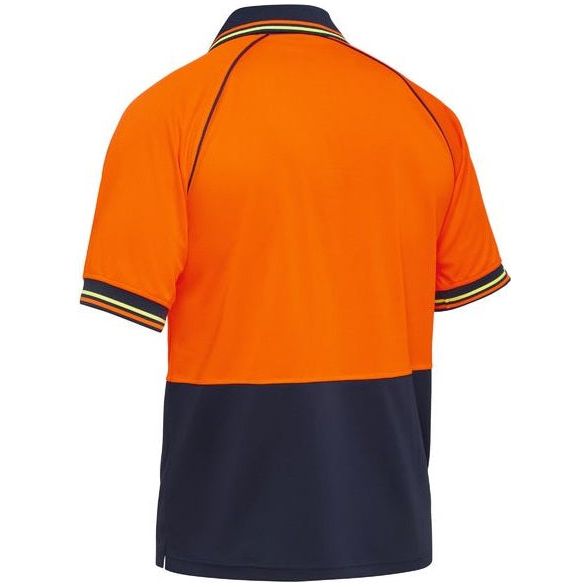 Bisley Recycle Two Tone Hi Vis Short Sleeve Polo (BK1440) - Ace Workwear