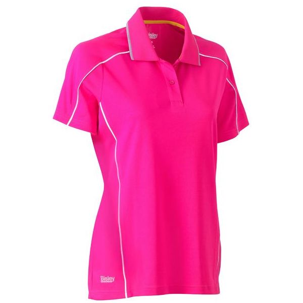 Bisley Womens Mesh Polo Shirt (BKL1425) - Ace Workwear