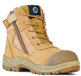 Bata Dakota Wheat Women's Industrial Safety Boot (504-88017) Zip Sided Safety Boots Bata - Ace Workwear