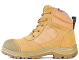 Bata Dakota Wheat Women's Industrial Safety Boot (504-88017) Zip Sided Safety Boots Bata - Ace Workwear