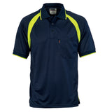 DNC Coolbreathe Contrast Polo - Short Sleeve (5216) Polos with Designs DNC Workwear - Ace Workwear