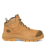 Oliver 130mm Wheat Zip Sided Lace Up Steel Cap Hiker Safety Boots With Scuff Cap (55-350Z) (Pre Order)