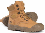 Mongrel Wheat high Leg Lace Up Boot W/ Scuff Cap (550050) (Pre Order) Lace Up Safety Boots Mongrel - Ace Workwear