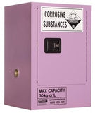 PRATT Corrosive Storage Cabinet 30L 1 Door, 1 Shelf (5516ASPH) Class 8 Corrosive Metal, signprice Pratt - Ace Workwear