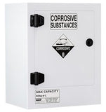 PRATT Poly Corrosive Cabinet 40LTR, 1 Door, 1 Shelf (5516PSPH) Class 8 Corrosive Poly, signprice Pratt - Ace Workwear