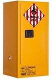 PRATT Class 4 Dangerous Goods Storage Cabinet 60L 1 Door, 2 Shelf (5517AC4) Class 4 Dangerous Goods, signprice Pratt - Ace Workwear