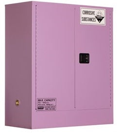 PRATT Corrosive Storage Cabinet 160L 2 Door, 2 Shelf (5530ASPH) Class 8 Corrosive Metal, signprice Pratt - Ace Workwear