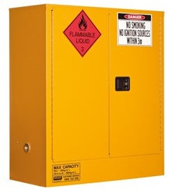 PRATT Flammable Storage Cabinet 160L 2 Door, 2 Shelf (5530AS) Class 3 Flammable Liquid, signprice Pratt - Ace Workwear