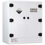 PRATT Poly Corrosive Cabinet 160LTR, 2 Door, 4 Shelf (5530PSPH) Class 8 Corrosive Poly, signprice Pratt - Ace Workwear