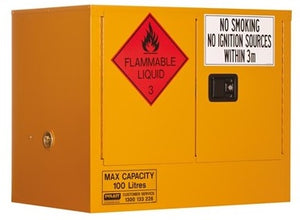 PRATT Flammable Storage Cabinet 100L 2 Door, 1 Shelf (5535AS) Class 3 Flammable Liquid, signprice Pratt - Ace Workwear
