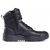 Mongrel Black high Leg ZipSider Boot W/ Scuff Cap (561020) (Pre Order) Zip Sided Safety Boots Mongrel - Ace Workwear