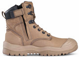 Mongrel Stone High Leg ZipSider Boot W/ Scuff Cap (561060) (Pre Order) Zip Sided Safety Boots Mongrel - Ace Workwear