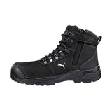 Puma Sierra Nevada Black Lace Up Zip Sided Fibreglass Toe Safety Boot With Scuff Cap (630527) (Pre Order)