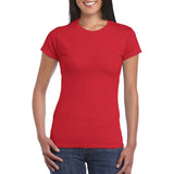 Gildan Softstyle Ladies' Round Neck T-Shirt (64000L) Plain T-Shirt (Tees), signprice Gildan - Ace Workwear