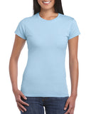 Gildan Softstyle Ladies' Round Neck T-Shirt (64000L) Plain T-Shirt (Tees), signprice Gildan - Ace Workwear
