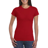 Gildan Softstyle Ladies' Round Neck T-Shirt (64000L) Plain T-Shirt (Tees), signprice Gildan - Ace Workwear