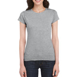 Gildan Softstyle Ladies' Round Neck T-Shirt (64000L) Plain T-Shirt (Tees), signprice Gildan - Ace Workwear