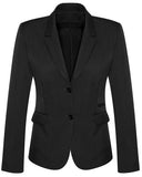 Biz Corporates Womens 2 Button Mid Length Jacket (64019) Corporate Dresses & Jackets, signprice Biz Corporates - Ace Workwear