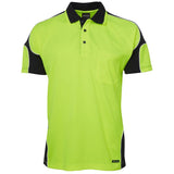 JB's Hi Vis Arm Panel Polo Short Sleeve (6AP4S) Hi Vis Polo With Designs JB's Wear - Ace Workwear