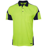 JB's Hi Vis Arm Panel Polo Short Sleeve (6AP4S) Hi Vis Polo With Designs JB's Wear - Ace Workwear