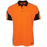 JB's Hi Vis Arm Panel Polo Short Sleeve (6AP4S) Hi Vis Polo With Designs JB's Wear - Ace Workwear