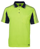JB's Hi Vis Arm Tape Polo Short Sleeve (6AT4S) Hi Vis Polo With Designs JB's Wear - Ace Workwear