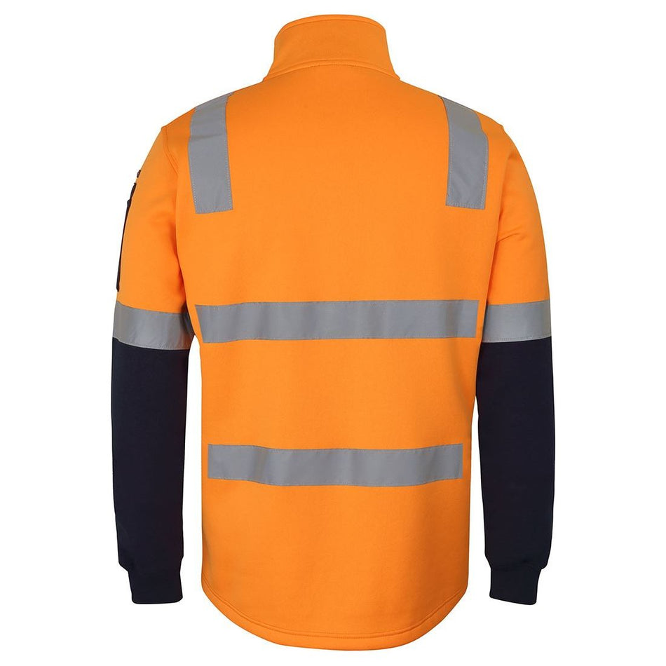 JB's 1/2 Zip AUST. Rail (D+N) Fleece Sweater (6DARF) Hi Vis Half Zip Jumpers, signprice JB's Wear - Ace Workwear
