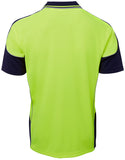 JB's Hi Vis Contrast Piping Polo Short Sleeve (6HCP4) Hi Vis Polo With Designs JB's Wear - Ace Workwear
