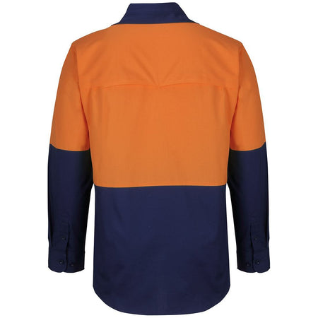JB's Hi Vis Ripstop L/S Fishing Shirt (6HNRL) Hi Vis Shirts JB's Wear - Ace Workwear