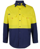 JB's Hi Vis Ripstop L/S Fishing Shirt (6HNRL) Hi Vis Shirts JB's Wear - Ace Workwear