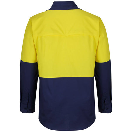 JB's Hi Vis Ripstop L/S Fishing Shirt (6HNRL) Hi Vis Shirts JB's Wear - Ace Workwear