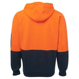 JB's Hi Vis Full Zip Fleecy Hoodie (6HVH) Hi Vis Hoodies JB's Wear - Ace Workwear