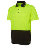 JB's Hi Vis Non Cuff Traditional Polo (6HVNC) Hi Vis Plain Polo, signprice JB's Wear - Ace Workwear