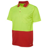 JB's Hi Vis Non Cuff Traditional Polo (6HVNC) Hi Vis Plain Polo, signprice JB's Wear - Ace Workwear