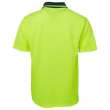 JB's Hi Vis Non Cuff Traditional Polo (6HVNC) Hi Vis Plain Polo, signprice JB's Wear - Ace Workwear