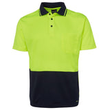 JB's Hi Vis Non Cuff Traditional Polo (6HVNC) Hi Vis Plain Polo, signprice JB's Wear - Ace Workwear