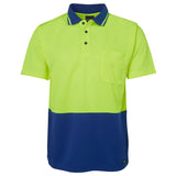 JB's Hi Vis Non Cuff Traditional Polo (6HVNC) Hi Vis Plain Polo, signprice JB's Wear - Ace Workwear