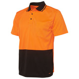 JB's Hi Vis Non Cuff Traditional Polo (6HVNC) Hi Vis Plain Polo, signprice JB's Wear - Ace Workwear