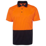 JB's Hi Vis Non Cuff Traditional Polo (6HVNC) Hi Vis Plain Polo, signprice JB's Wear - Ace Workwear