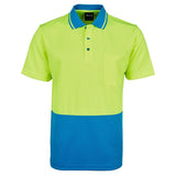 JB's Hi Vis Non Cuff Traditional Polo (6HVNC) Hi Vis Plain Polo, signprice JB's Wear - Ace Workwear