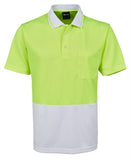 JB's Hi Vis Non Cuff Traditional Polo (6HVNC) Hi Vis Plain Polo, signprice JB's Wear - Ace Workwear