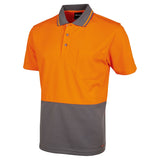 JB's Hi Vis Non Cuff Traditional Polo (6HVNC) Hi Vis Plain Polo, signprice JB's Wear - Ace Workwear