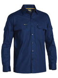Bisley Mens X Airflow Ripstop Long Sleeve Work Shirt With Optional Roll Up Sleeve (BS6414)